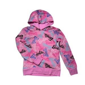Mattel Pink and Blue Dinosaur Hoodie Sweatshirt